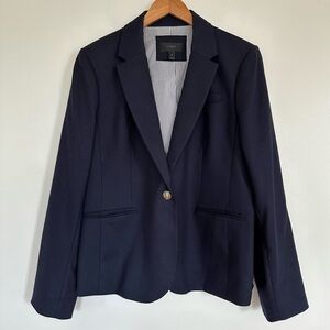 J. Crew Women's Wool One Button Blazer Jacket Size 16 Style C9470